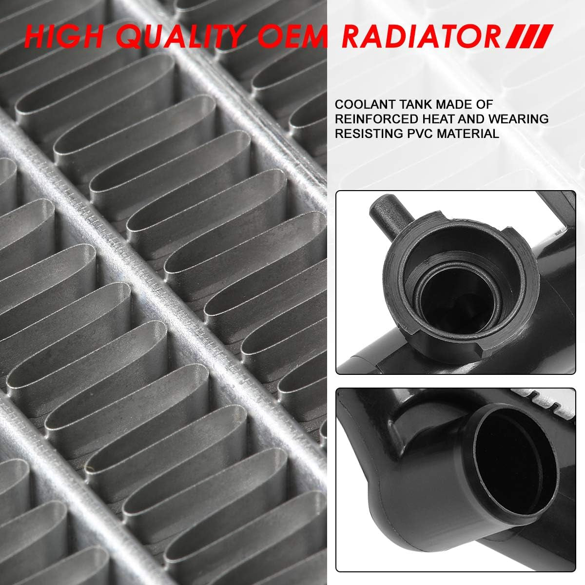 DPI 13095 Factory Style 1-Row Cooling Radiator Compatible with Subaru Forester 2
