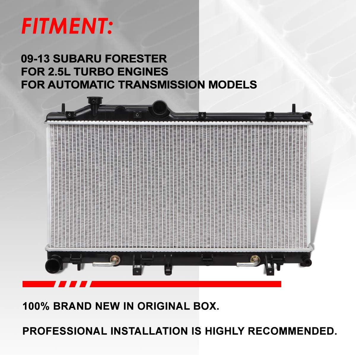 DPI 13095 Factory Style 1-Row Cooling Radiator Compatible with Subaru Forester 2